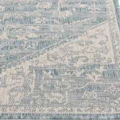 Hot Kirklands Home Sky Medallion Lava Indoor/Outdoor Area Rug, 6x9 Blue