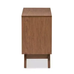 Hot Kirklands Home Slant Midcentury Two-Tone Chest
