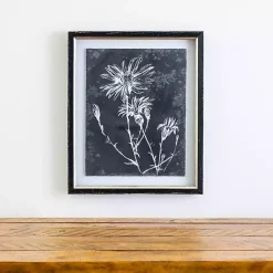 Kirklands Home Slate Floral III Framed Art Print Blue