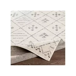Best Kirklands Home Slate Gray Diamond Print Area Rug, 7x10