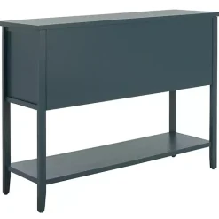 Sale Kirklands Home Slate Teal 4-Drawer Charlotte Sideboard Blue