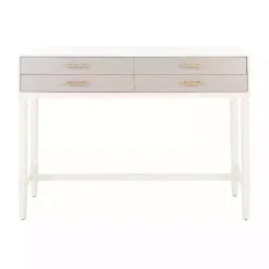 Clearance Kirklands Home Sloane Four-Drawer Console Table White