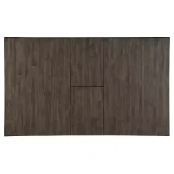 Best Kirklands Home Smoked Alabaster and Honey Wood Dining Table