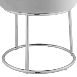 Discount Kirklands Home Smokey Velvet Vanity Stool Gray