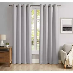 Online Kirklands Home Smoky Blackout Curtain Panel Set, 108 in. Gray