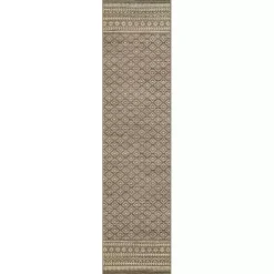 Kirklands Home Smoky Ornamental Patterned Floor Runner, 2x8