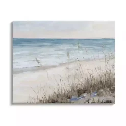 Best Kirklands Home Soft Beach Canvas Art Print, 30x24 Blue