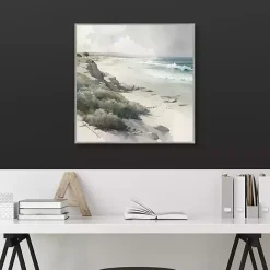 New Kirklands Home Soft Coastal II Framed Canvas Art Print
