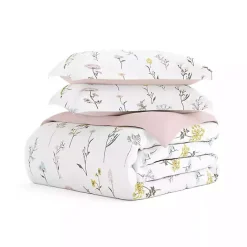 Discount Kirklands Home Soft Floral Reversible 3-pc. King Duvet Cover Set