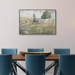 Hot Kirklands Home Soft Spring Landscape Framed Canvas Art Print Green