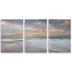 Kirklands Home Soft Twilight Canvas Art Prints, 32x48, Set of 3 Multi