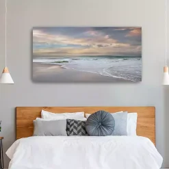 Best Kirklands Home Soft Twilight Giclee Canvas Art Print, 60x30 in. Blue