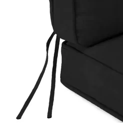 Clearance Kirklands Home Solid Outdoor Deep Seat Cushion Black