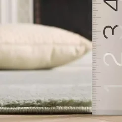 New Kirklands Home Solid Sage Revive Area Rug, 8x10 Green