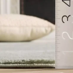 Kirklands Home Solid Sage Revive Runner, 2x8 Green
