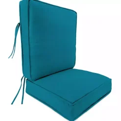 Online Kirklands Home Solid Turquoise Outdoor Deep Seat Cushion Blue