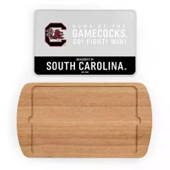Kirklands Home South Carolina Wood and Glass Serving Board
