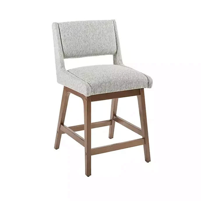 Hot Kirklands Home Speckled Boomerang Modern Counter Stool Gray