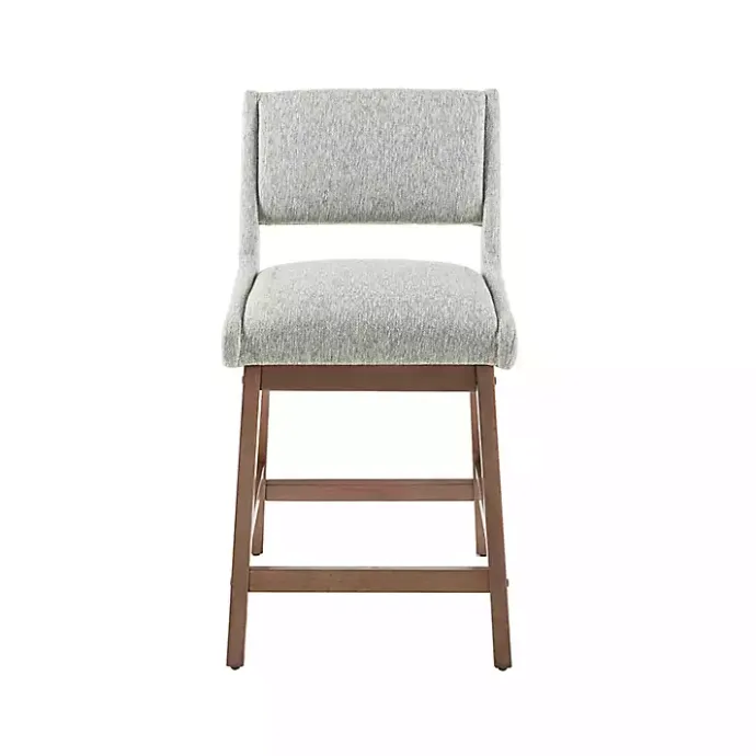 Hot Kirklands Home Speckled Boomerang Modern Counter Stool Gray