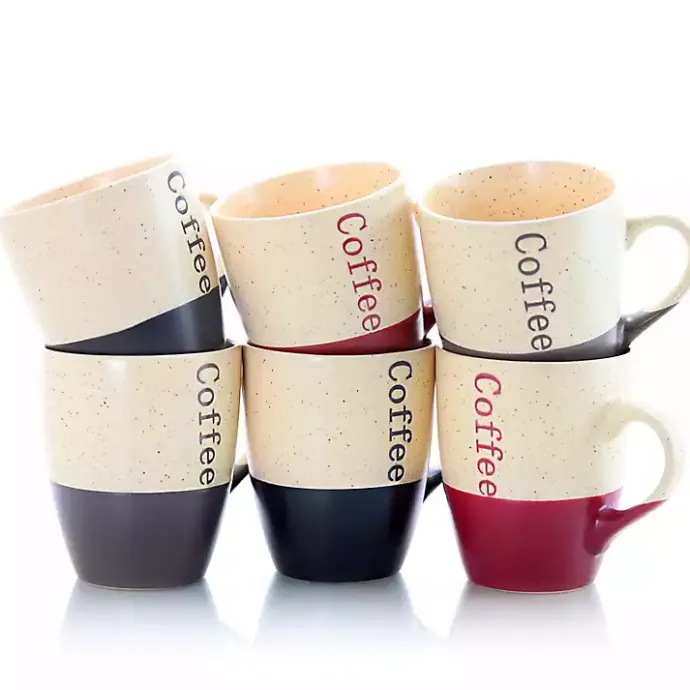 Online Kirklands Home Speckled 6-pc. Coffee Mugs with Stand