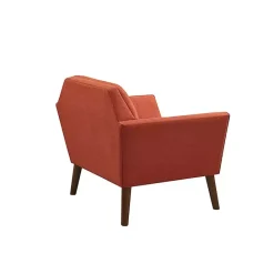 Kirklands Home Spice Button Tufted Accent Chair Red