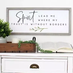 Online Kirklands Home Spirit Lead Me Framed Wall Plaque
