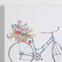 Clearance Kirklands Home Spring Bicycles Canvas Art Prints, Set of 2