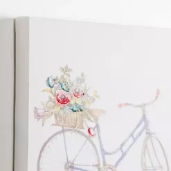 Clearance Kirklands Home Spring Bicycles Canvas Art Prints, Set of 2