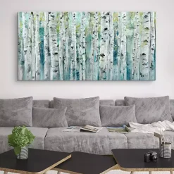 Discount Kirklands Home Spring Birches Canvas Art Print