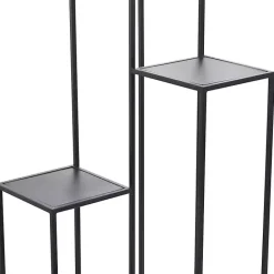 Discount Kirklands Home Square Iron Frame 4-Tier Plant Stand Black