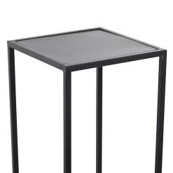 Discount Kirklands Home Square Iron Frame 4-Tier Plant Stand Black