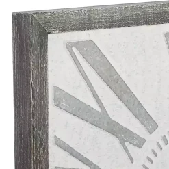 Outlet Kirklands Home Square Galvanized Metal Wall Clock