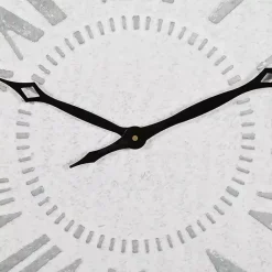 Outlet Kirklands Home Square Galvanized Metal Wall Clock