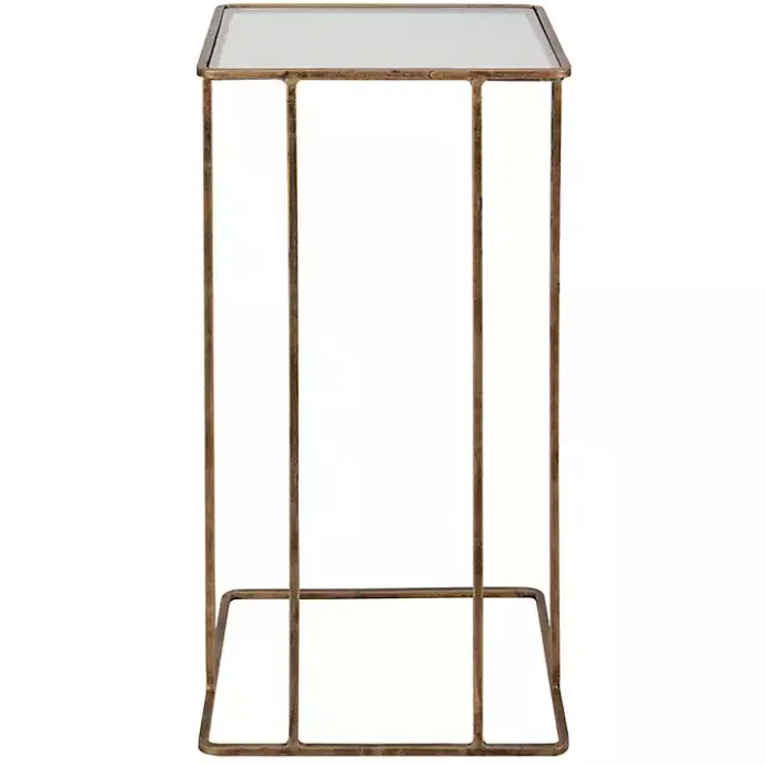 Outlet Kirklands Home Square Camus Accent Table Gold