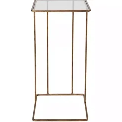 Outlet Kirklands Home Square Camus Accent Table Gold