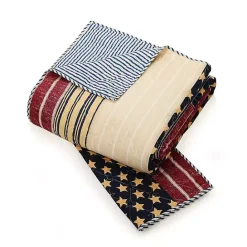 Sale Kirklands Home Stars and Striped Patch 3-pc. Full/Queen Quilt Set