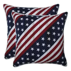 Clearance Kirklands Home Stars and Stripes Outdoor Throw Pillows, Set of 2