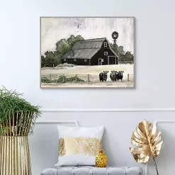 Outlet Kirklands Home Stay or Go Framed Canvas Art Print
