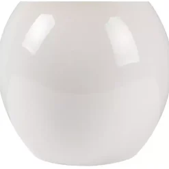Kirklands Home Stella Mini Table Lamp with Woven Shade White