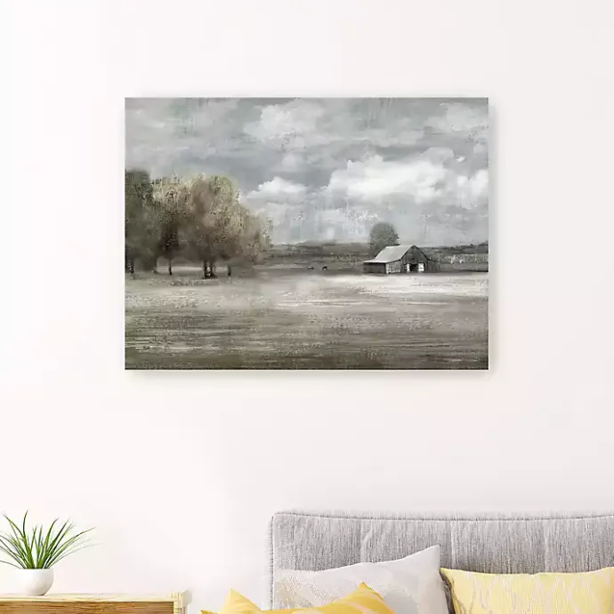 Hot Kirklands Home Still Country Quiet Canvas Art Print, 48x36 in. Gray