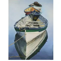 Online Kirklands Home Still Waters Outdoor Canvas Art Print Blue