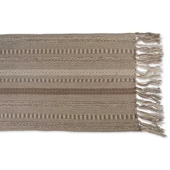 Clearance Kirklands Home Stone Braided Stripe Table Runner, 108 in. Brown