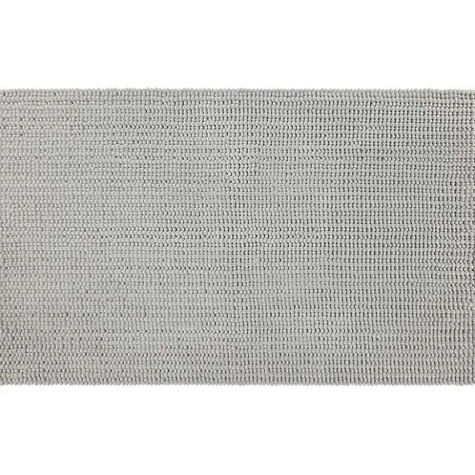 Clearance Kirklands Home Stone Memory Foam Chenille Bath Mat, 60 in. Gray