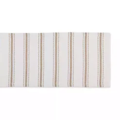Sale Kirklands Home Stone Zig Zag Dobby Stripe Runner Tan