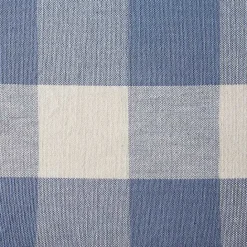 Discount Kirklands Home Stonewash Blue Buffalo Check Table Runner, 72 in.
