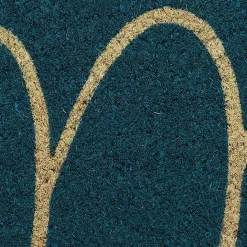 Kirklands Home Storm Hello Doormat Blue