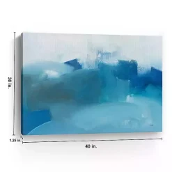 New Kirklands Home Stormy Seas Canvas Art Print Blue