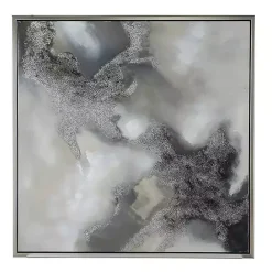 Discount Kirklands Home Stormy Skies Framed Canvas Art Print Gray