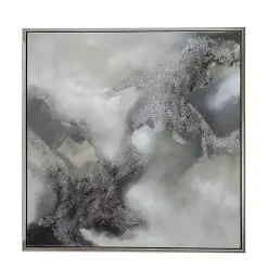 Discount Kirklands Home Stormy Skies Framed Canvas Art Print Gray