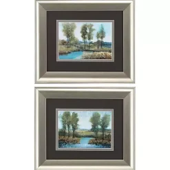 Sale Kirklands Home Stream Side Framed Art Prints, Set of 2
